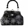 Banned Killian Spiderweb 50's Handbag Black -Pretty Retro Sales banned BG34205 killian bag blk 0 1024x1024