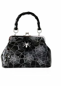 Banned Killian Spiderweb 50's Handbag Black