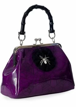 Banned Killian Spiderweb Handbag Purple 9 Banned Killian Spiderweb Handbag Purple -Pretty Retro Sales banned BG34205 killian bag purple 0 1024x1024