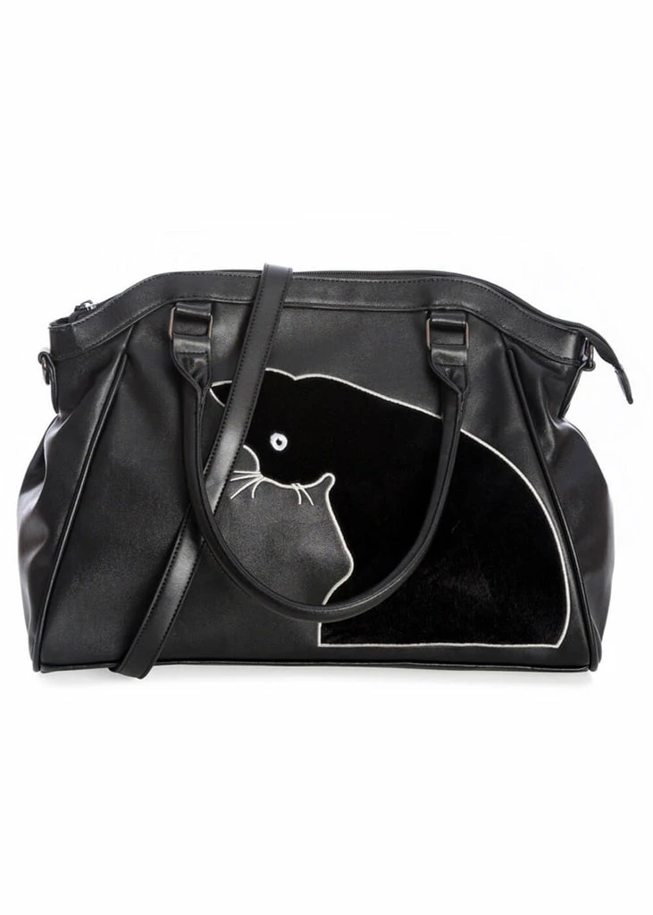 Banned Sabrina Cat Handbag Black 6 Banned Sabrina Cat Handbag Black - Image 4