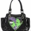 Banned Frankenstein And Bride Bag Black -Pretty Retro Sales banned BG34256 frankenstein bag blk 0 1024x1024
