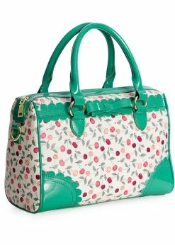 Banned Country Cherry 50's Handbag Green -Pretty Retro Sales banned BG34262 country cherry bag green 0 1024x1024