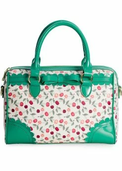 Banned Country Cherry 50's Handbag Green