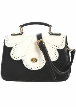 Banned Scalloped Handbag White -Pretty Retro Sales banned BG34310 scalloped bag white 3 1024x1024