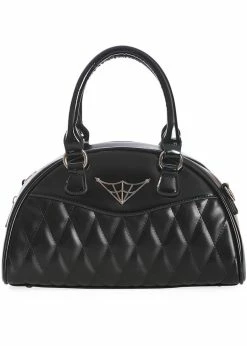 Banned Lillyweb Spiderweb Handbag Black