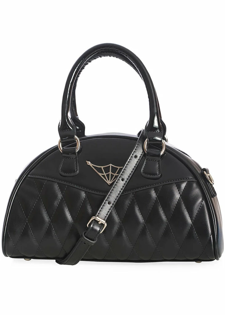 Banned Lillyweb Spiderweb Handbag Black 6 Banned Lillyweb Spiderweb Handbag Black - Image 4