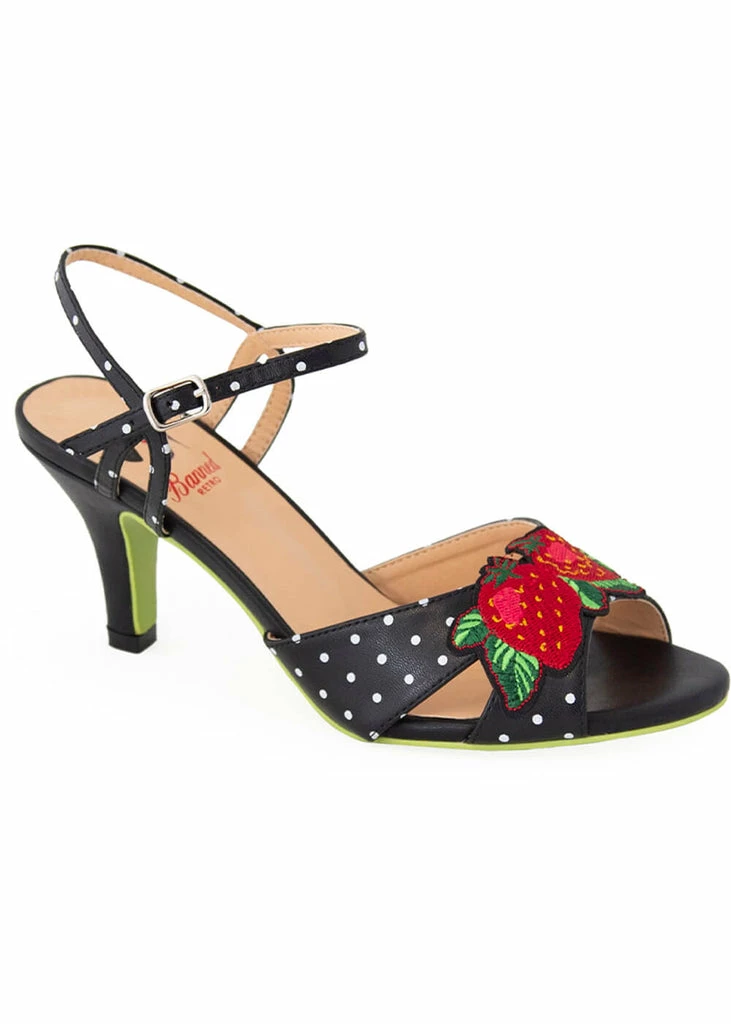 Banned Fragola Strawberry 50's Pumps Black 3 Banned Fragola Strawberry 50's Pumps Black