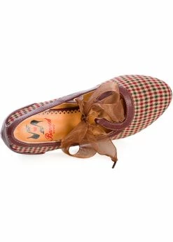 Banned Uptown Girl Check 40's Pumps Brown 9 Banned Uptown Girl Check 40's Pumps Brown -Pretty Retro Sales banned SE71112 uptown girl pumps brown 3 1024x1024