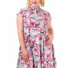 Banned Last Dance Cherry Blossom 50's Swing Dress Blue -Pretty Retro Sales banned dbn5043 last dance blossom swing dress blue 9 1024x1024