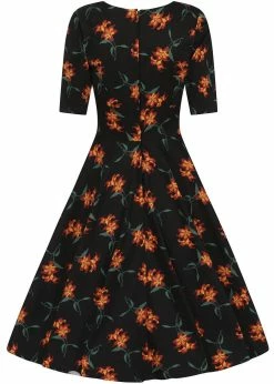 Collectif Trixie Midnight Lily 50's Swing Dress Black 10 Collectif Trixie Midnight Lily 50's Swing Dress Black -Pretty Retro Sales collectif AW200852A trixie midnight lily dress blk sil 2 c32a9839 ec5e 43c4 87a8 0d29b13794ff 1024x1024