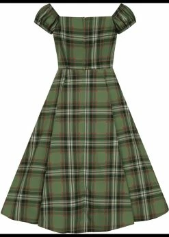 Collectif Dolores Dales Check 50's Swing Dress Green 10 Collectif Dolores Dales Check 50's Swing Dress Green -Pretty Retro Sales collectif AW210807C dolores dales swing dress grn 2 c5c67cd8 9cc4 467f bd82 3198f6102806 1024x1024