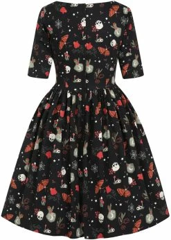 Collectif Amber-Lea Witches Garden 50's Swing Dress Black -Pretty Retro Sales collectif AW210808B amber lea witches sw dress blk 1 9674bad2 3d5f 4ddc b360 4d2b362737d0 1024x1024