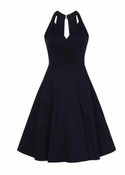 Collectif Hadley 50's Swing Dress Navy