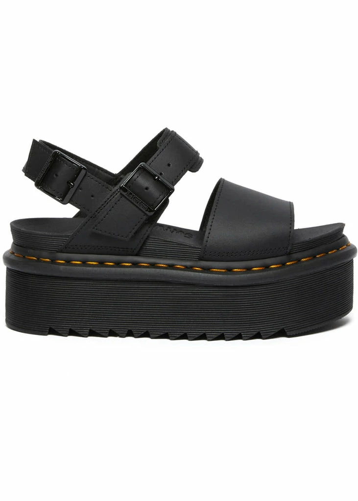 Dr. Martens Voss Hydro Quad Platform Sandals Black 7 Dr. Martens Voss Hydro Quad Platform Sandals Black - Image 5