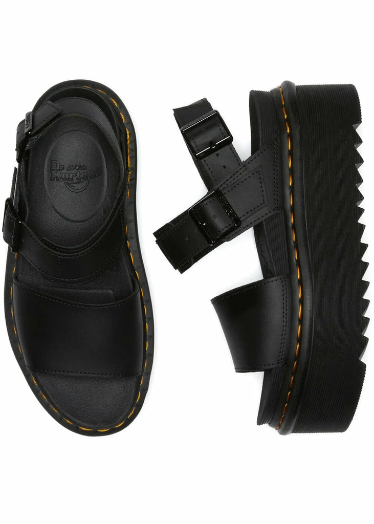 Dr. Martens Voss Hydro Quad Platform Sandals Black 5 Dr. Martens Voss Hydro Quad Platform Sandals Black - Image 3