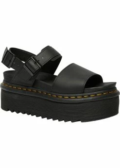 Dr. Martens Voss Hydro Quad Platform Sandals Black
