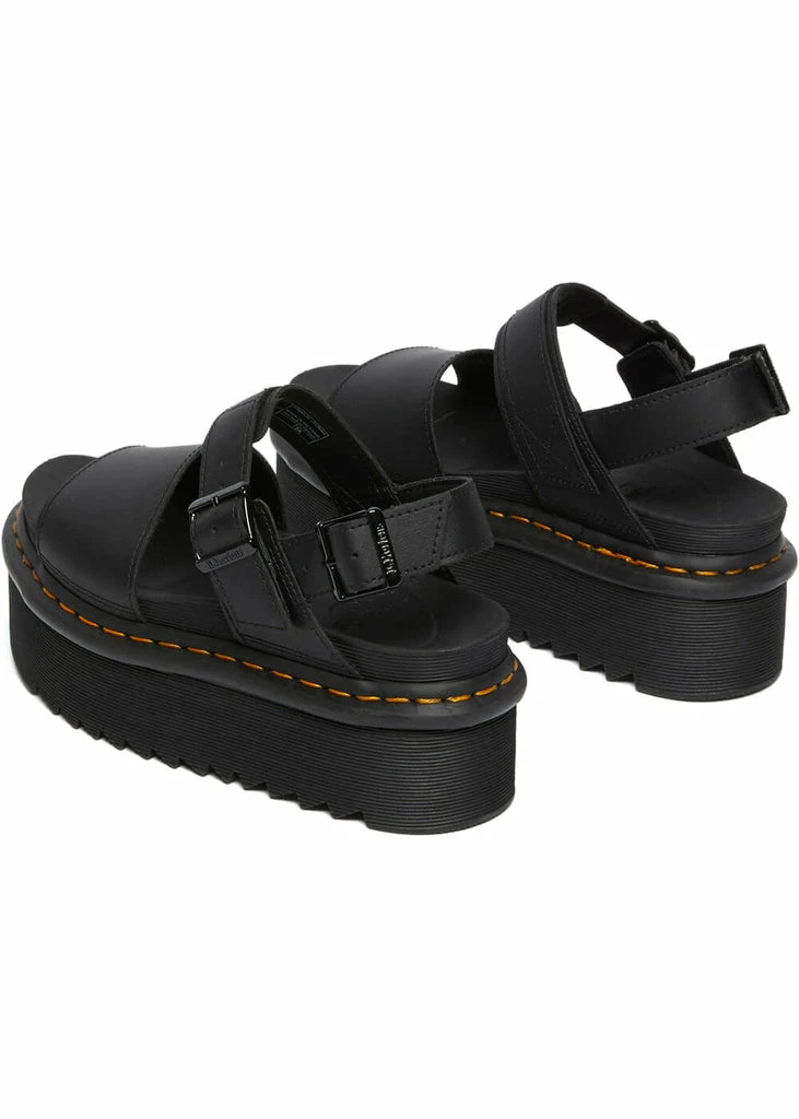 Dr. Martens Voss Hydro Quad Platform Sandals Black 6 Dr. Martens Voss Hydro Quad Platform Sandals Black - Image 4