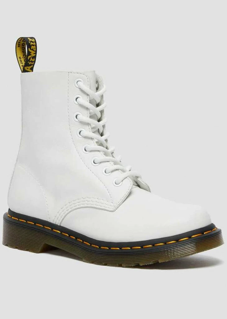 Dr. Martens 1460 Pascal Virginia Soft Leather Boots White 3 Dr. Martens 1460 Pascal Virginia Soft Leather Boots White