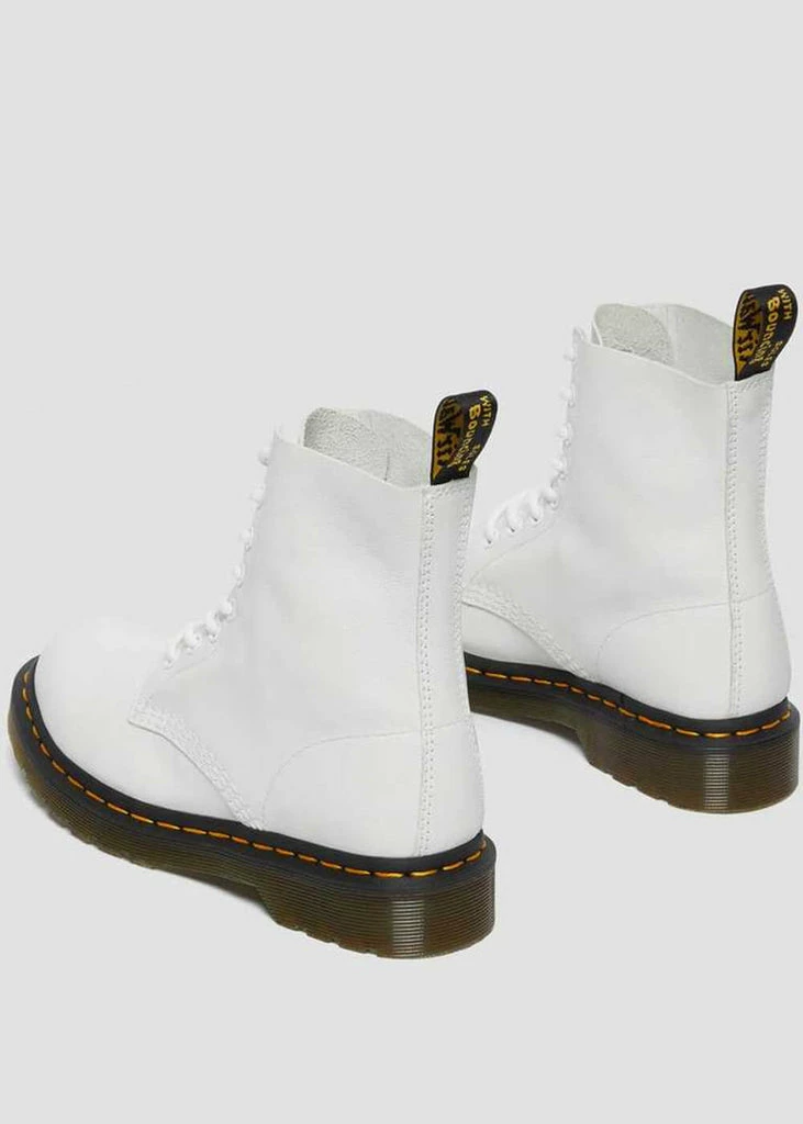 Dr. Martens 1460 Pascal Virginia Soft Leather Boots White 7 Dr. Martens 1460 Pascal Virginia Soft Leather Boots White - Image 5