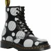 Dr. Martens 1460 Polka Dot Leather Boots Black White -Pretty Retro Sales dr martens 26876009 1460 polka dot blk wt 3 1024x1024