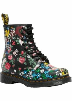 Dr. Martens 1460 Pascal Floral Mash Up Leahter Boots
