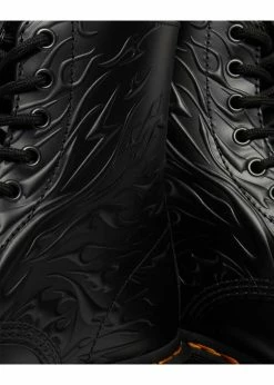 Dr. Martens 1460 Flame Smooth Leather Boots Black -Pretty Retro Sales dr martens 27028001 1460 flames smooth black 2 6c063ec7 0398 47e3 8fb0 b33dd0d444c0 1024x1024