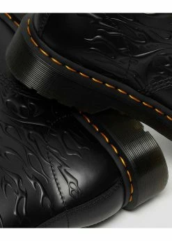 Dr. Martens 1460 Flame Smooth Leather Boots Black -Pretty Retro Sales dr martens 27028001 1460 flames smooth black 6 4524dd1d cc72 411c 9495 49c76f2592e9 1024x1024