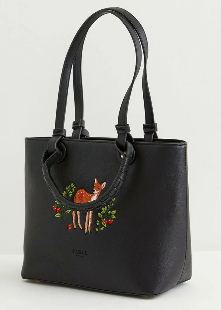 Fable England Fawn Shoulderbag Black 5 Fable England Fawn Shoulderbag Black - Image 3