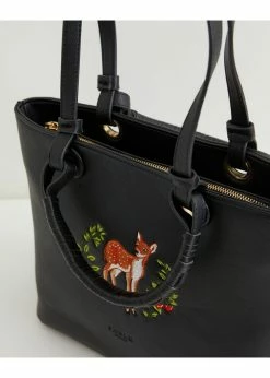 Fable England Fawn Shoulderbag Black 12 Fable England Fawn Shoulderbag Black -Pretty Retro Sales fable 47005 fawn tote bag blk 4 1024x1024