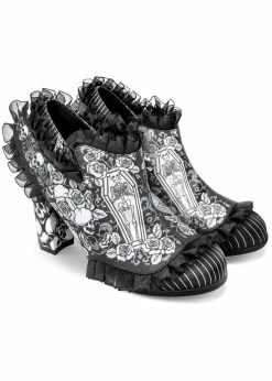 Hot Chocolate Design Victorian Skulls Pumps Black