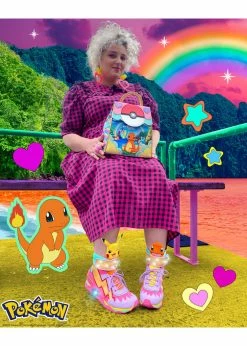 Irregular Choice Pokémon Flames And Bolts High Tops Sneakers Pink -Pretty Retro Sales irregular choice 3777 29A pokemon flames bolts pink 0 1024x1024