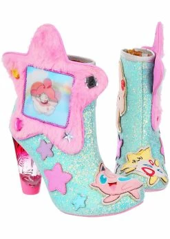 Irregular Choice Pokémon Twinkle Toes Boots Peach