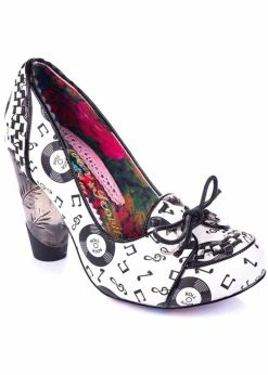 Irregular Choice Rocko Rock 'n Roll 50's Pumps White