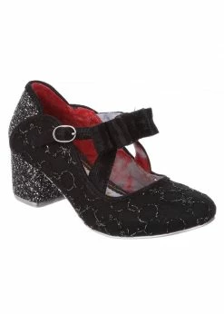 Irregular Choice Shining Star 40's Pumps Black