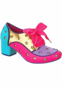 Irregular Choice Supernova Stars 60's Pumps In Aqua