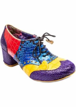 Irregular Choice Clara Bow 60's Heels Purple