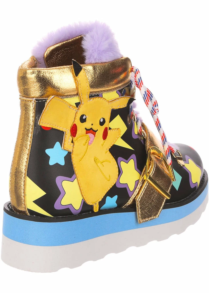 Irregular Choice Pokémon Pikachu Party Sneakers Black 7 Irregular Choice Pokémon Pikachu Party Sneakers Black - Image 5