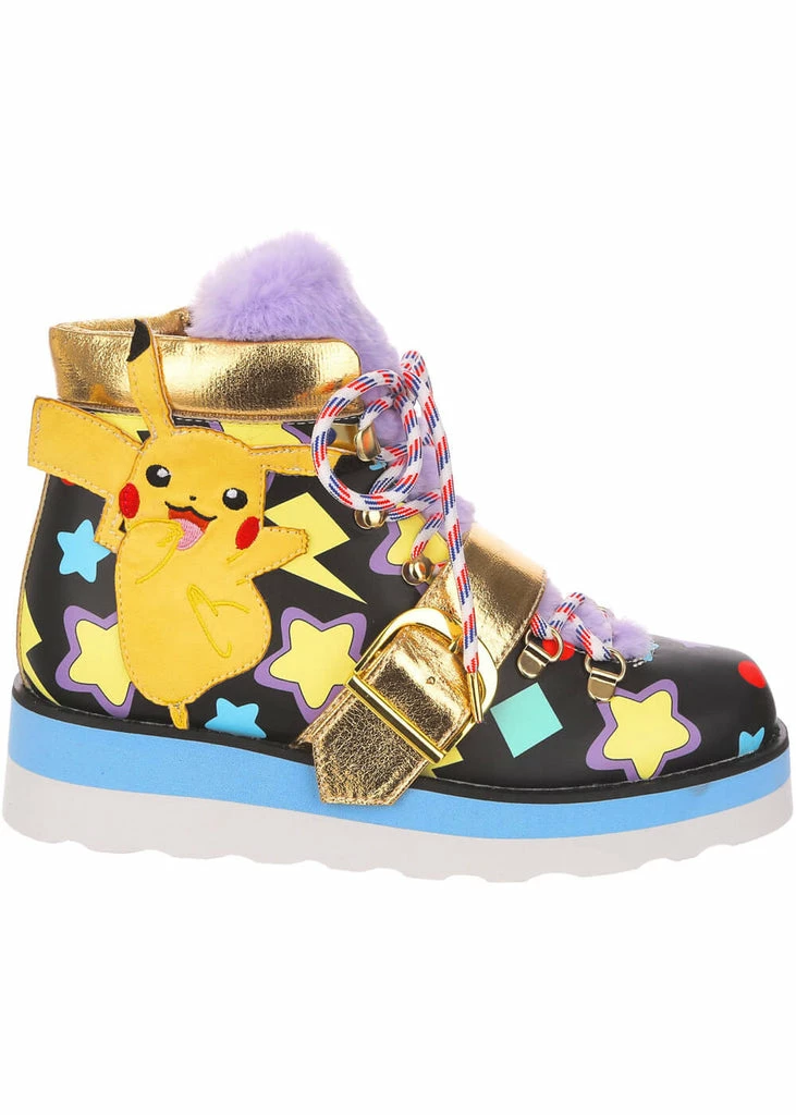 Irregular Choice Pokémon Pikachu Party Sneakers Black 6 Irregular Choice Pokémon Pikachu Party Sneakers Black - Image 4