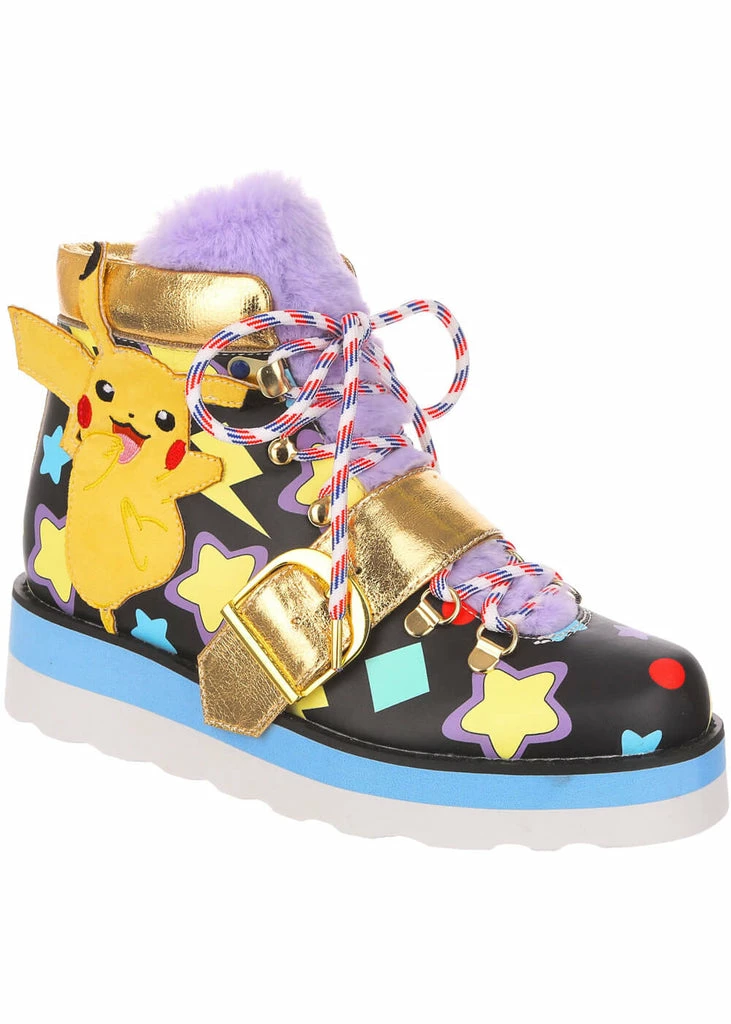Irregular Choice Pokémon Pikachu Party Sneakers Black 3 Irregular Choice Pokémon Pikachu Party Sneakers Black