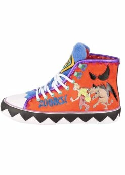 Irregular Choice Scooby Doo Zoinks Sneakers Orange -Pretty Retro Sales irregular choice 4125 41A scooby zoinks 4 1024x1024