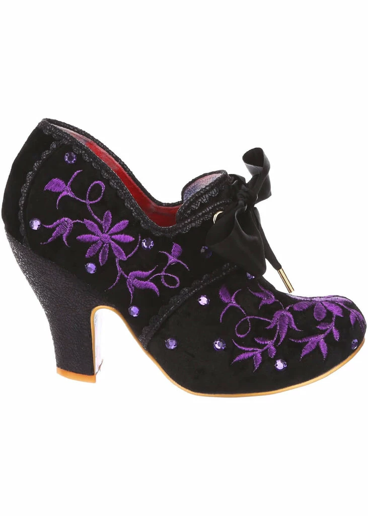 Irregular Choice Penny For Your Thoughts 70's Pumps Black 5 Irregular Choice Penny For Your Thoughts 70's Pumps Black - Image 3