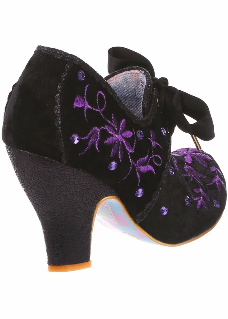 Irregular Choice Penny For Your Thoughts 70's Pumps Black 6 Irregular Choice Penny For Your Thoughts 70's Pumps Black - Image 4