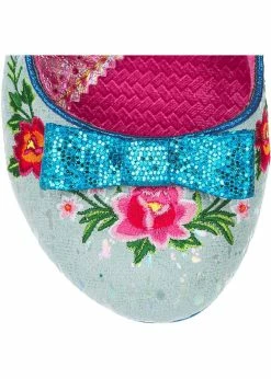 Irregular Choice Fancy Folk Pumps In Blue -Pretty Retro Sales irregular choice 4135 53C fancy folk blue 4 1024x1024
