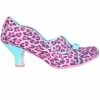 Irregular Choice Hold Up 50's Pumps Pink Multi