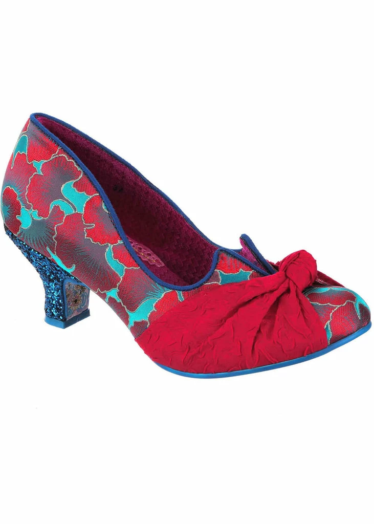 Irregular Choice Dazzle Pants 50's Pumps Blue 3 Irregular Choice Dazzle Pants 50's Pumps Blue