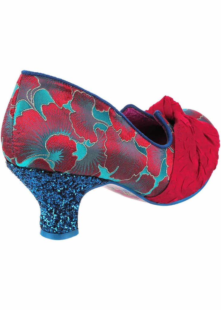 Irregular Choice Dazzle Pants 50's Pumps Blue 6 Irregular Choice Dazzle Pants 50's Pumps Blue - Image 4