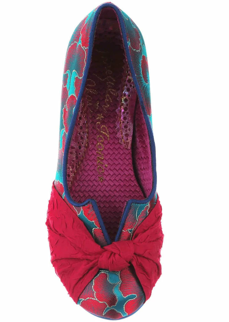 Irregular Choice Dazzle Pants 50's Pumps Blue 7 Irregular Choice Dazzle Pants 50's Pumps Blue - Image 5