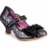 Irregular Choice Summer Breeze Stars 50's Pumps Black