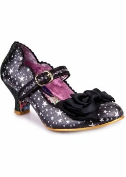 Irregular Choice Summer Breeze Stars 50's Pumps Black