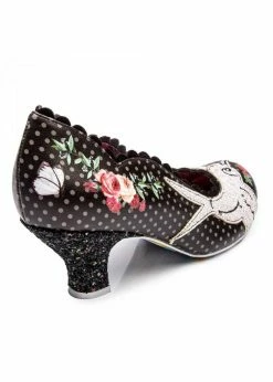 Irregular Choice Fly Free Swallow 50's Pumps Black -Pretty Retro Sales irregular choice 4136 74 B fly free blk 2 1024x1024